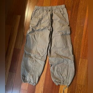 Zara brown baggy cargo pants